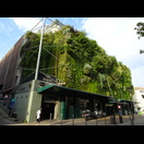 Die Fassade der Markthalle